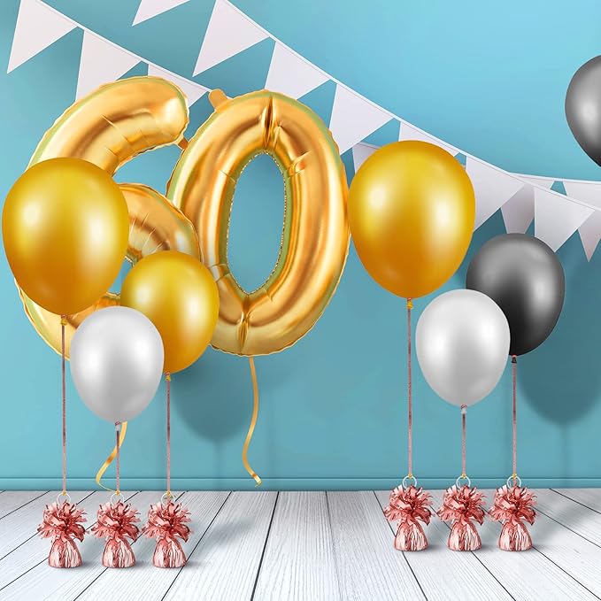 24 Pcs Balloon Weights Metallic Anchor Balloon Holder - Image 6
