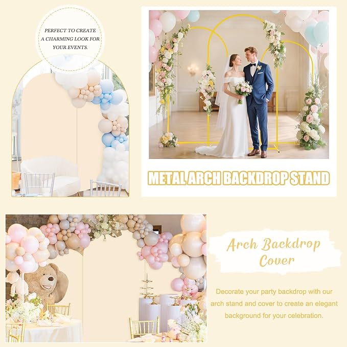 FUHSY Wedding Backdrop Arch Stand - Image 7