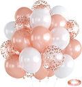 Rose Gold & White Balloons by Togvu