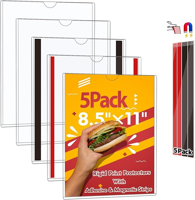 Magnetic Sign Holder 8.5 x 11 by JR-MOV