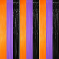 GOER 3.2 ft x 8.2 ft Metallic Tinsel Foil Fringe Party Backdrop by GOER