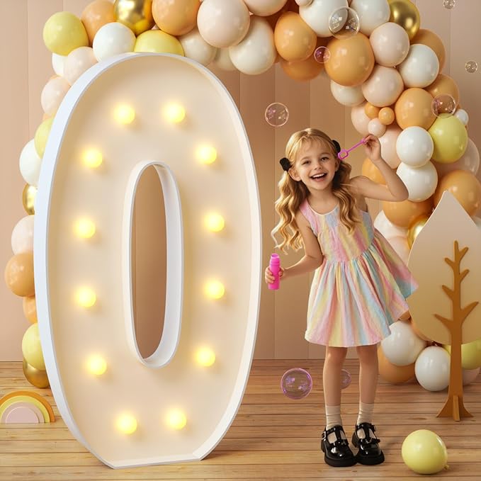 imprsv Marquee Light Up Letters, 4FT Mosaic Letters by Letsmakeitimpressive