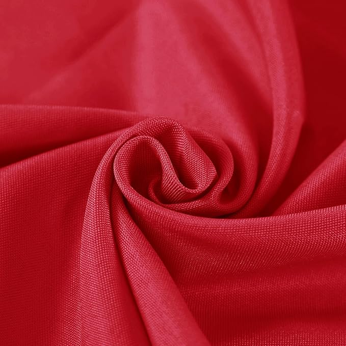 Fokitut 6 Pack Round Tablecloth, 132 Inch, Stain Resistant and Wrinkle - Image 4