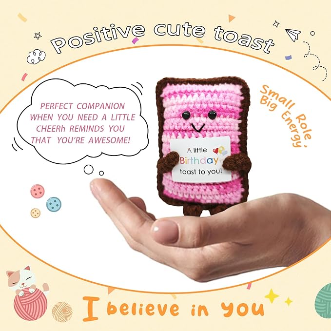 Handmade Crochet Toast Bread-Adorable Gift - Image 7
