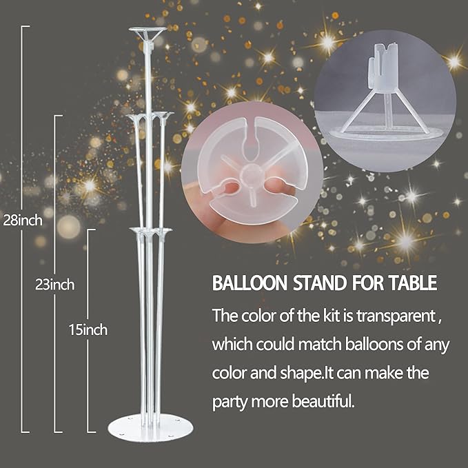 4 Balloon Stand Kit For Table Centerpieces - Image 7
