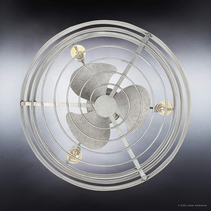 Urban Ambiance Luxury Modern Farmhouse Indoor Ceiling Fan, Small Size: 18.1" H - Image 5