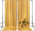 10ft x 10ft Khaki Backdrop Curtains by Tisspoms