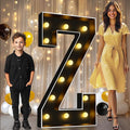 Pooqla 4 FT Marquee Light Up Letters, Big Mosaic Letters Sign by Pooqla