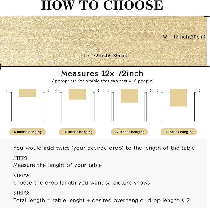 10 Packs 12 x 72 inches Sequin Table Runner - Image 5