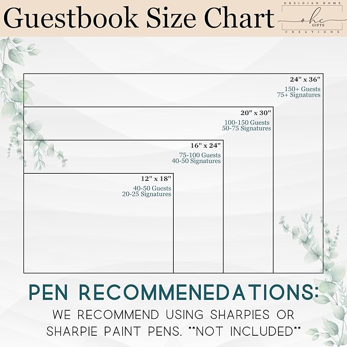 Personalized Last Name Guest Book, Unique Guest Book Sign, Custom Alternative - Image 9