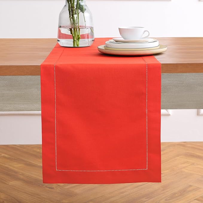 Solino Home Cotton Linen Table Runner 36 Inches by SolinoHome