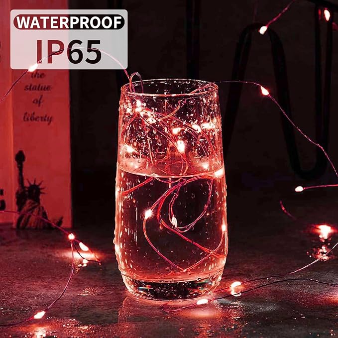 Aogist 24 Pack Fairy Lights 3 Modes 7ft 20 LED Waterproof, Battery Operated - Image 3
