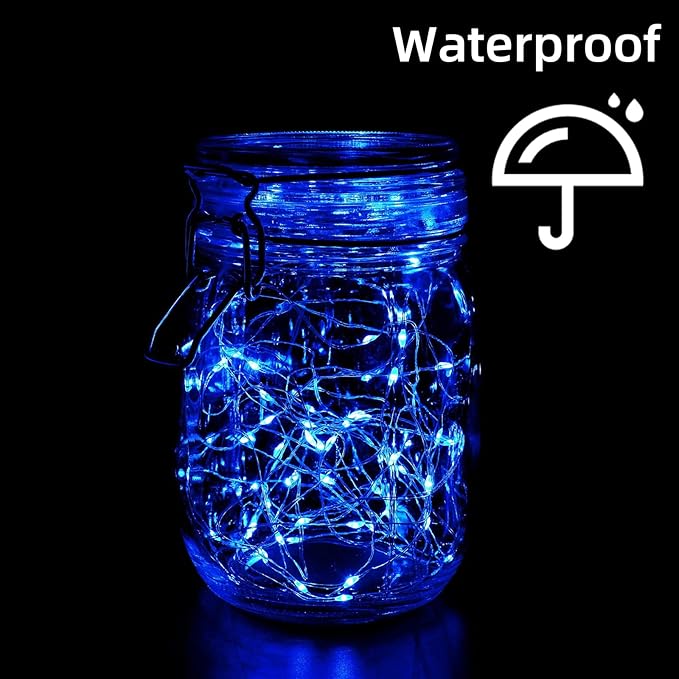 LAMPHOME 20 Pack Fairy Lights Battery Operated - 7ft 20 LED Lights Copper Wire - Image 5
