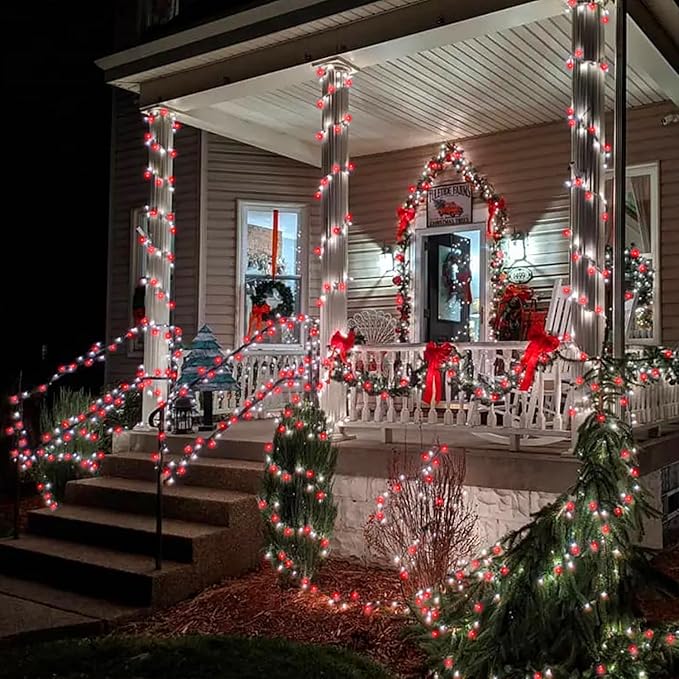 LJLNION 300 LED Christmas Lights, Extra Long 98.5FT Xmas String Lights Outdoor - Image 2