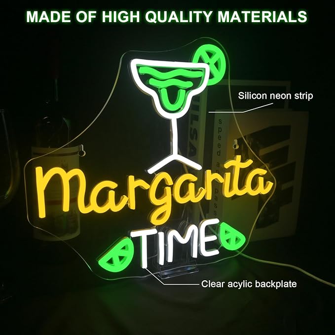 Lucunstar Margarita Time Neon Sign - Image 2