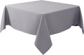 Biscaynebay Textured Fabric Square Tablecloths 90x90 Inches, Wedding and Parties by Biscaynebay