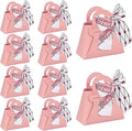 VGOODALL Small Gift Boxes with Bow Handle, Party Favor Boxes, 10 Pack, PU by VGOODALL