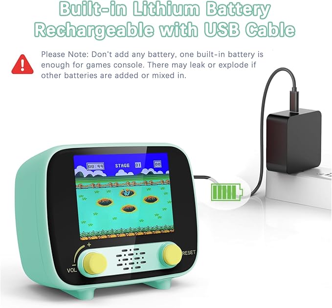 Mini Arcade Machine, Retro Gaming Console, Handheld Game Console, 2.8 Inches - Image 2