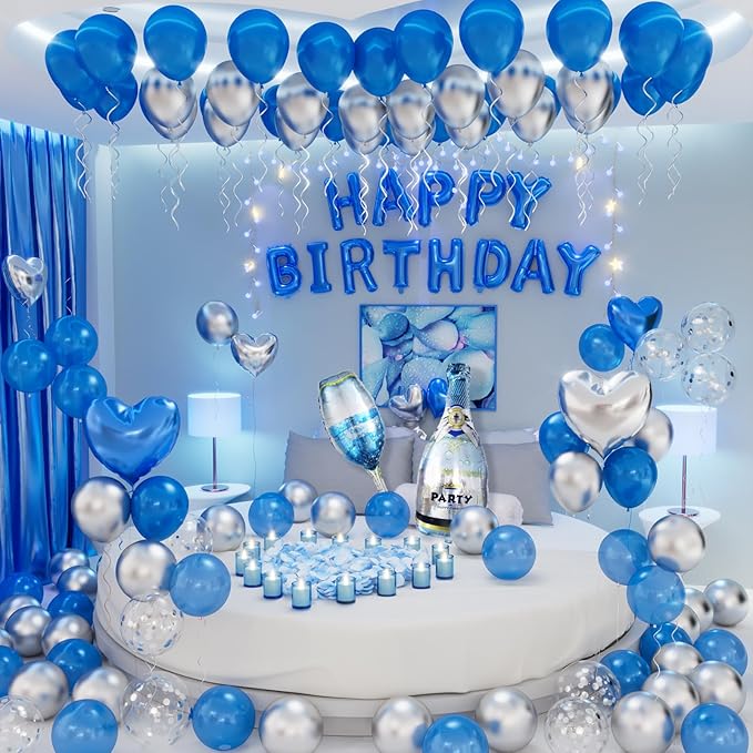 Blue Happy Birthday Decorations - Image 3