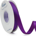 Ribbli Purple Double Faced Satin Ribbon, 1/2 Inch x Continuous 25 Yards by Ribbli