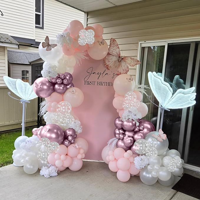Pink Winter Wonderland Balloons - Image 8