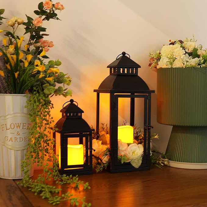 NEEDOMO LED Lanterns Decorative Outdoor&Indoor, Lantern Decor - Image 8