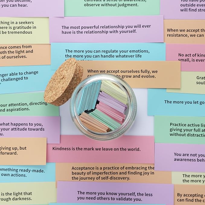 Mindfulness Jar Motivational and Inspirational Cards - Image 4