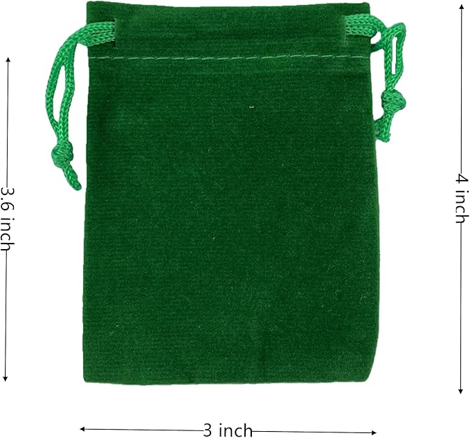 Palmhomee Pack of 48 3x4 Inch Velvet Drawstring Bags Gift Bag Velvet Pouch - Image 3