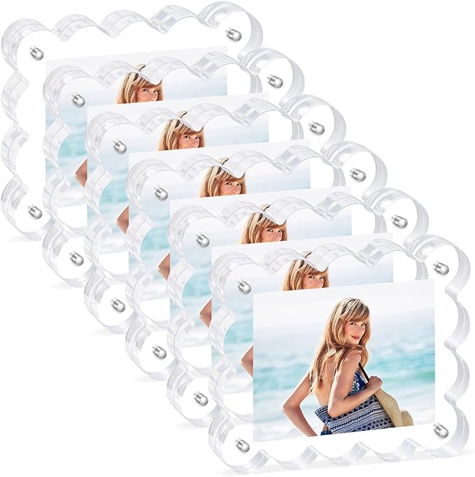 6Pack Magnetic Acrylic Picture Frames 2×3 Inch - Image 8