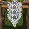 ARTABLE Rectangle Table Runner Lace Macrame Embroidered Table Runners by ARTABLE