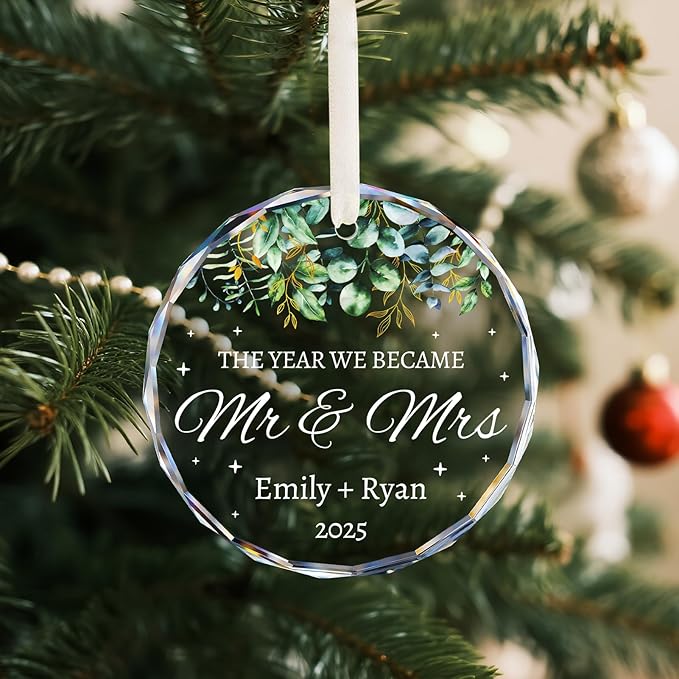 First Christmas Married Ornament 2025 - Image 6