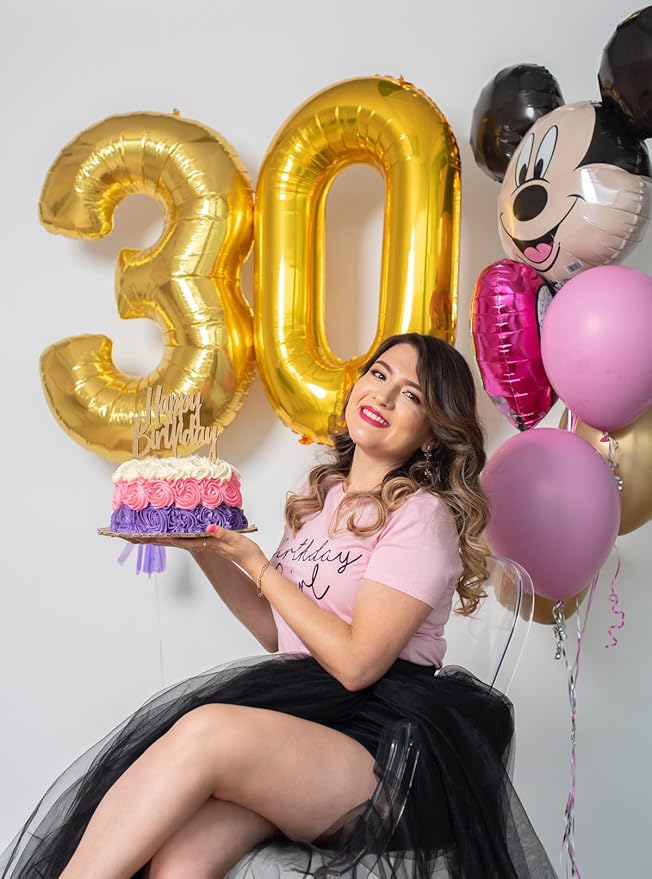 40 Inch Number 0 Balloon for Baby Birthday Decoration, Digital 0 Balloons Large - Image 5