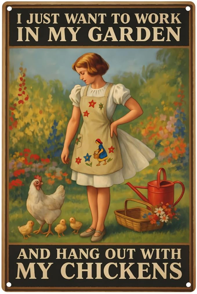 Funny Garden & Chicken Coop Sign - Image 9