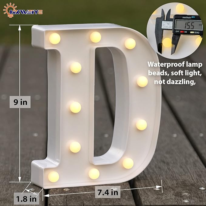HXWEIYE LED Marquee Letters - Image 2