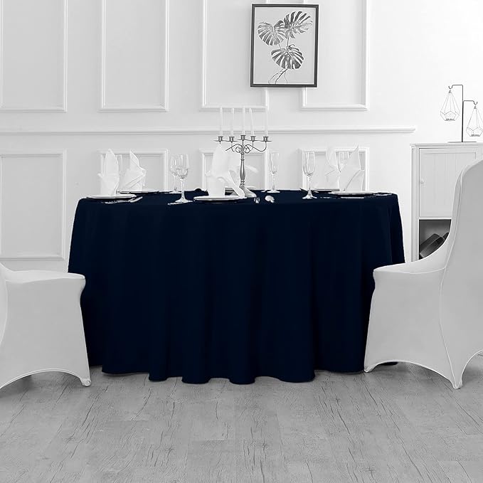 Fokitut 6 Pack Round Tablecloth, 70 Inch, Stain Resistant and Wrinkle Polyester - Image 5