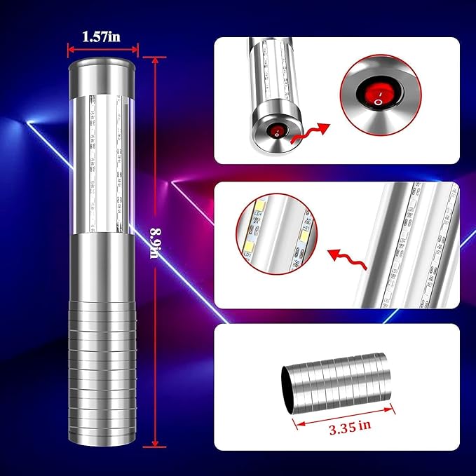 Strobe Baton Light, Stage Handheld Light, Champagne Bottle Sparklers, Recharge - Image 3