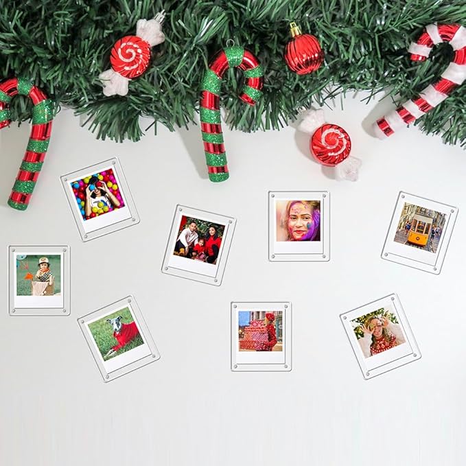 Acrylic Magnetic Refrigerator Picture Frames, 4.2"*3.46" Magnetic Fridge Clear - Image 6