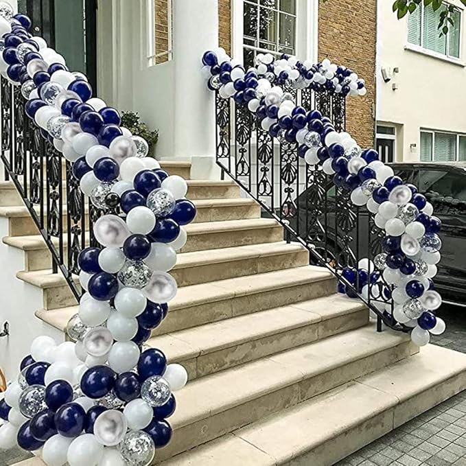 400 Pack 5 Inch Navy Blue Latex Balloons Helium Balloons Party Balloons - Image 5