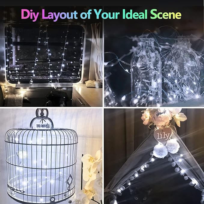 4 Pack Fairy Lights Battery Operated - Image 7