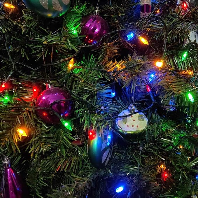 Christmas Lights 50 LED String Lights Battery Operated Clear Mini Lights18ft - Image 4