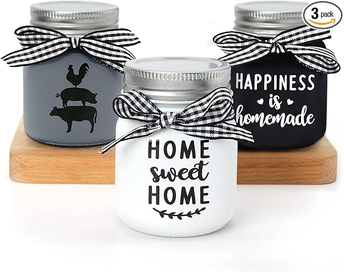 Mini Mason Jar Centerpiece Table Decorations by Nefelibata