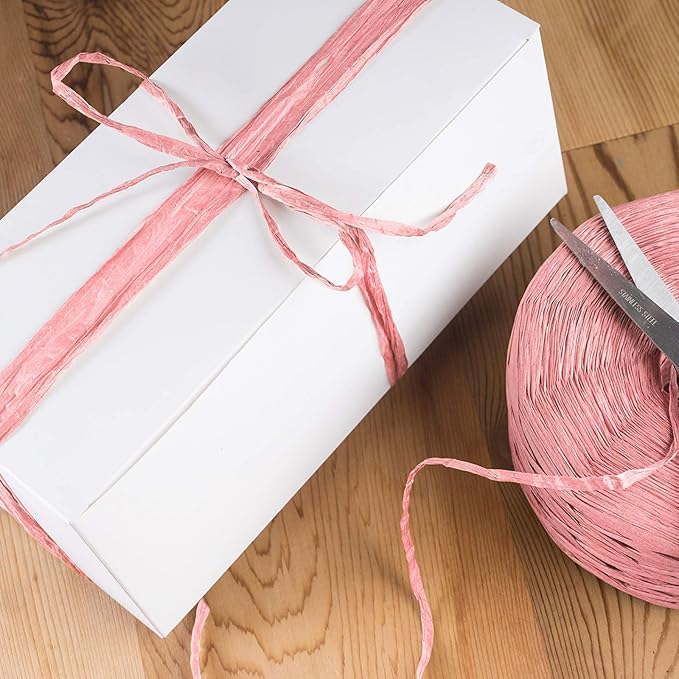 Creatrill 218 Yards Raffia Paper Craft Ribbon Packing Paper Twine, 1/4 Inch by - Image 3