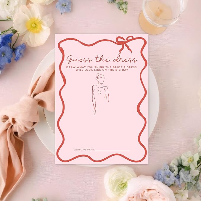 DEEKA 30 PCS Bridal Shower Games Card - Image 6