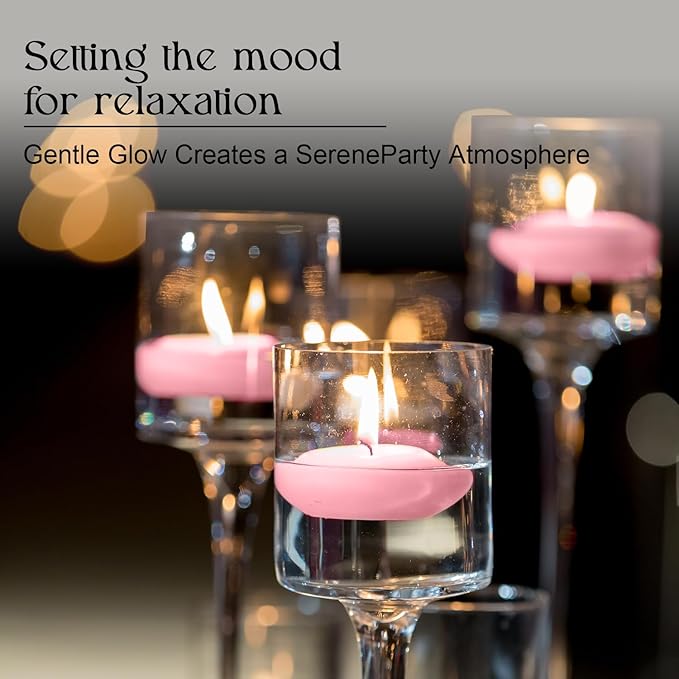 12 pcs 2-inch Floating Candles, smokeless and unscented, Burns continuously - Image 8