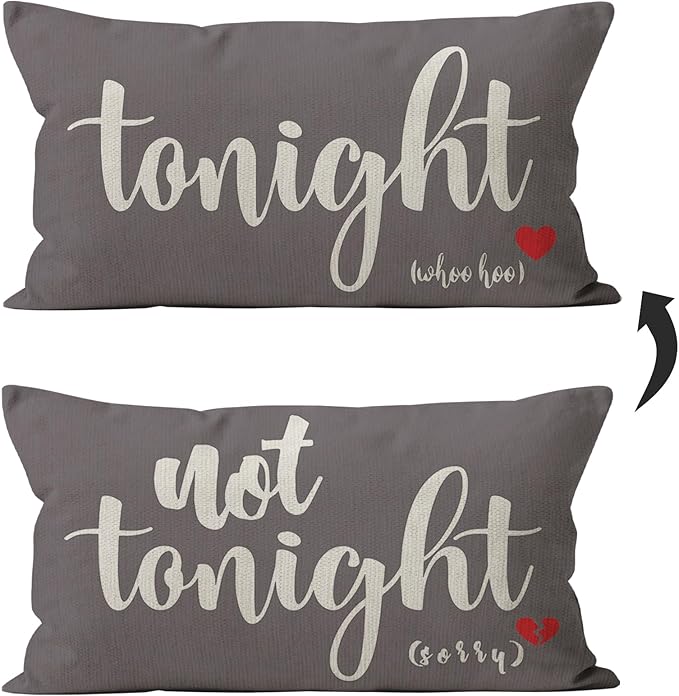 Mancheng-zi Bridal Gift, 12x20 Pillow Cover, Bridal Shower Gifts, Funny Couples by Mancheng-zi