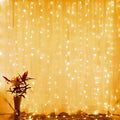 Brightown 1200 LED Curtain String Lights, 9.8 FT Hanging Fairy Lights by Brightown