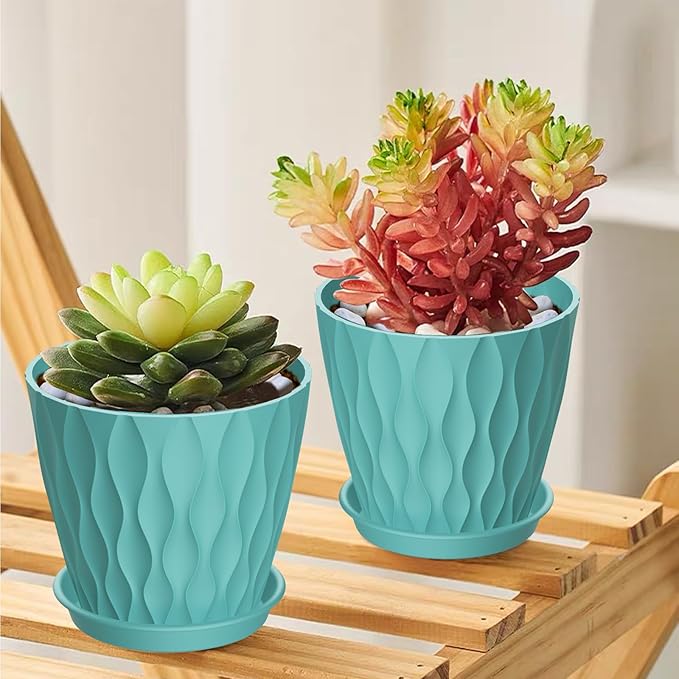 12 Pack 4 Inch Small Plant Pots - Image 6