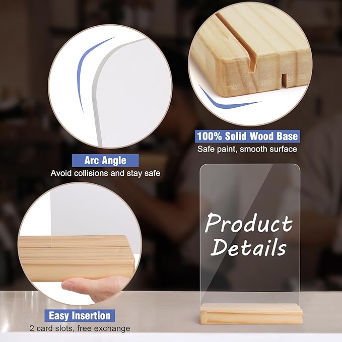 SELEAD Acrylic Clear Board Bar Sign - Image 7