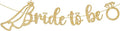 KatchOn, Glitter Bride to Be Banner Gold by KatchOn