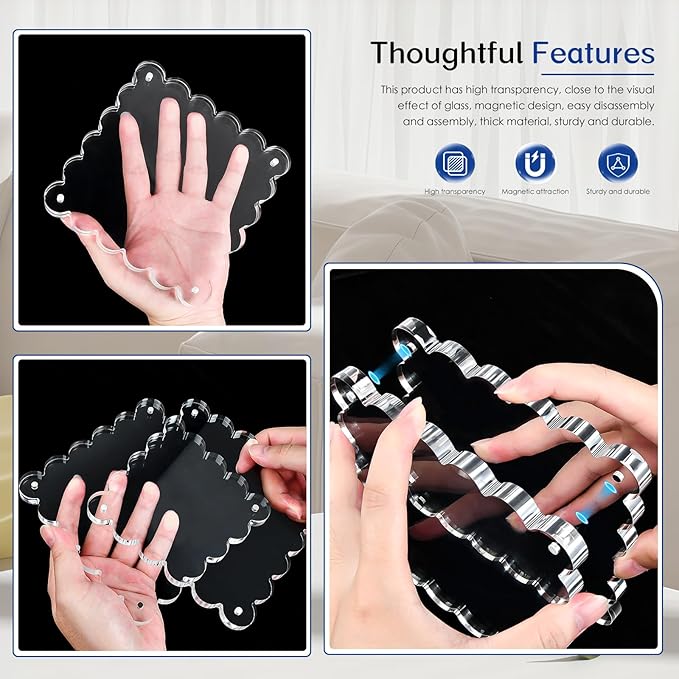 Acrylic Picture Frames. 5×5inch 6Pack - Image 2